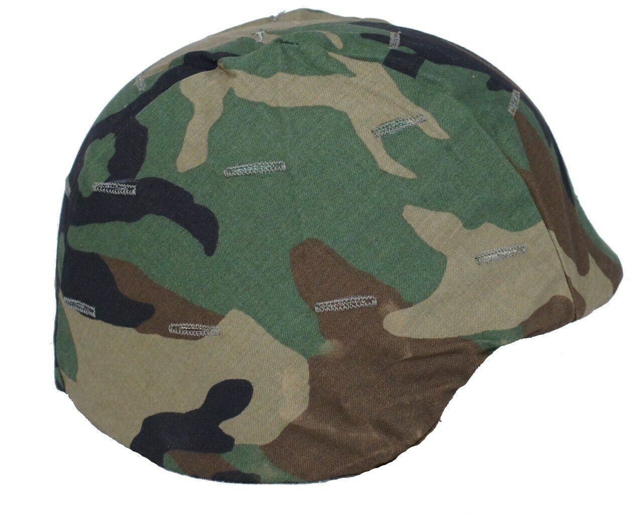 Usgi Woodland Camo Pasgt Helmet Cover Size Medium/large Parachutist Ground Troop
