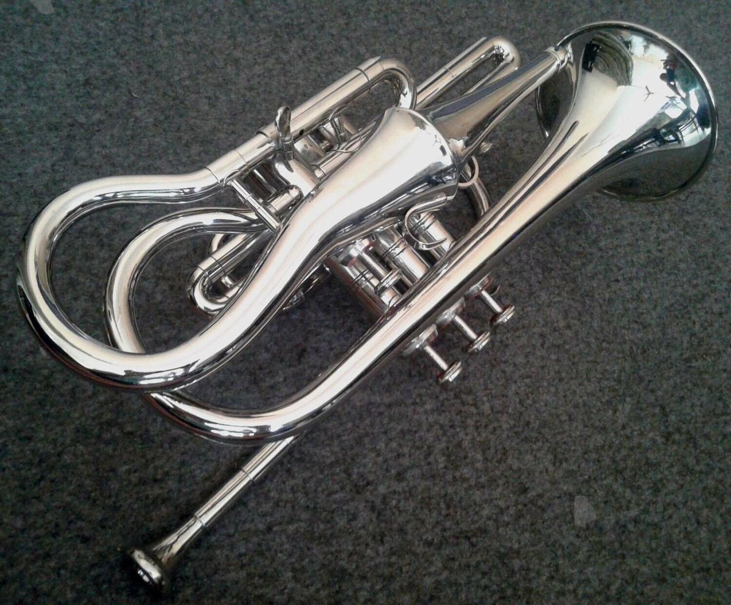 Sai Musical Brass Silver Color - A Cornet Ecocornet