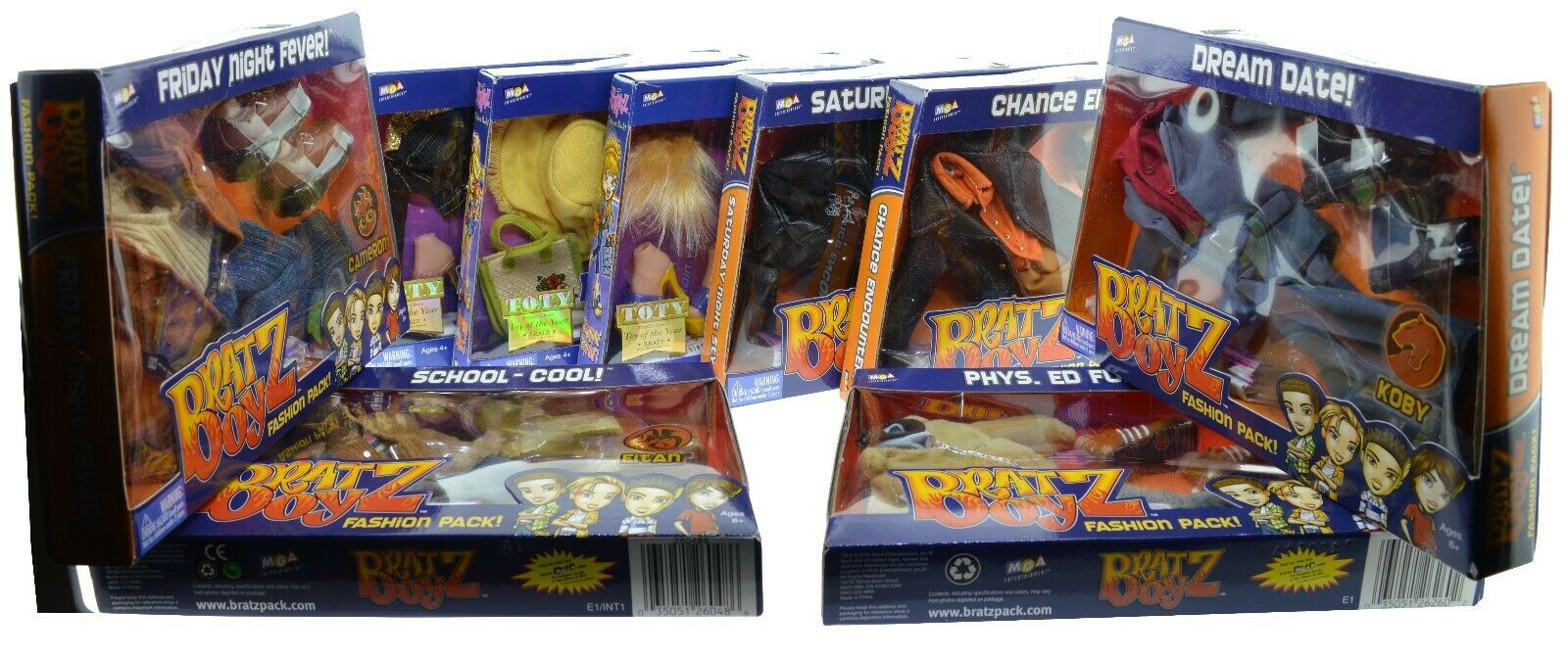 9 Pack Bratz Fashion Pack You Get 9 Different One 3 Girls 6 Boys New In Box